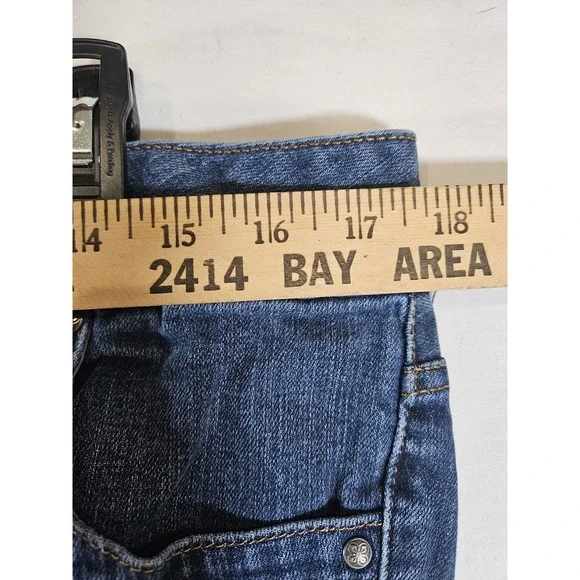 Lane Bryant Womens Jeans Size 16 Petite Simply Straight Mid Rise Medium Wash - Picture 7 of 16